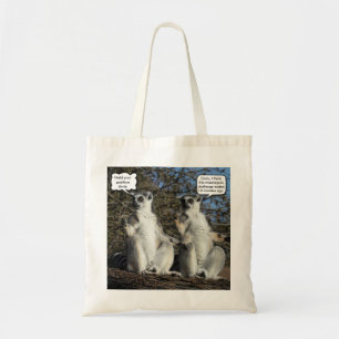 Tote Bag Mème Défi amusant Mannequin Lemurs