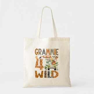 Tote Bag Mémé des quatre 4e anniversaire du Zoo Safari sauv