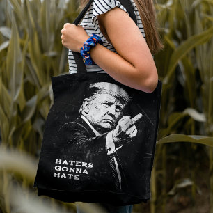 Tote Bag Meme Drôle Trump Doigt D'honneur 2026