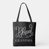 Tote Bag Mémé Moderne Bénie (Dos)