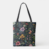 Tote Bag Mémoire florale personnalisée (Dos)