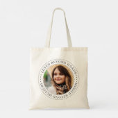 Tote Bag Memorial Love Beyond Words Élégant Photo Chic (Dos)