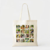 Tote Bag Memories in Motion : personnalisable 16 Photo Coll (Devant)