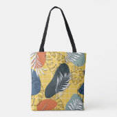 Tote Bag Memphis été sans soudure motif, formes abstraites  (Dos)