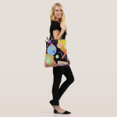 Tote Bag Memphis n° 412 (Sur le modèle)