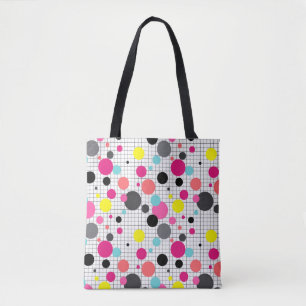 Tote Bag Memphis pois