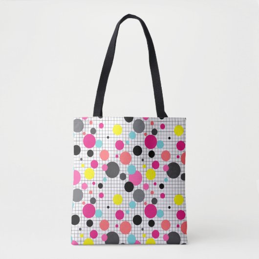 Tote Bag Memphis pois (Devant)