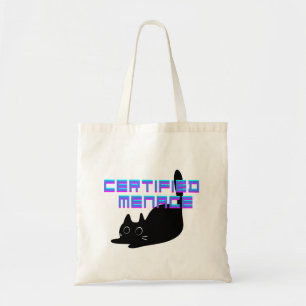 Tote Bag Menace Certifiée Violet