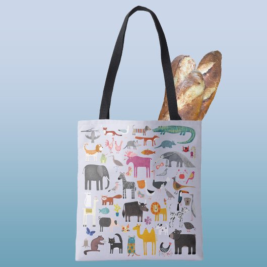 Tote Bag Ménagerie animale amusante