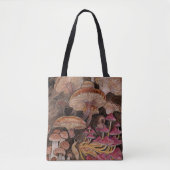 Tote Bag Ménagerie de champignons (Devant)