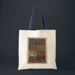 Tote Bag Menorah Vintage, Festival des Lumières Joyeux Hano<br><div class="desc">Illustration vintage religieuse Judaica représentant une Menorah antique avec des bougies. Joyeux Hanoukka Chanukah,  Chanukkah ou Chanuka ! Le Festival des Lumières et la Fête de la Dédicace,  est une fête juive de huit jours.</div>