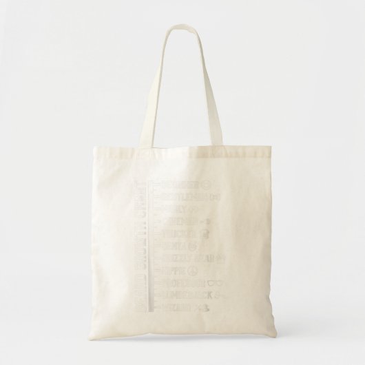 Tote Bag Mens Beige Échelle Longueur Mesure Taille Graphiqu (Devant)