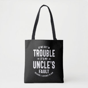 Tote Bag Mens C'est le cadeau de mon oncle pour le père