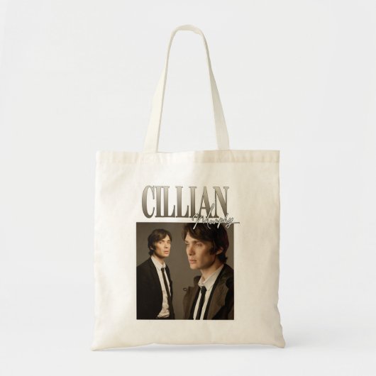 Tote Bag Mens Funny Cillian Murphy Noël (Devant)