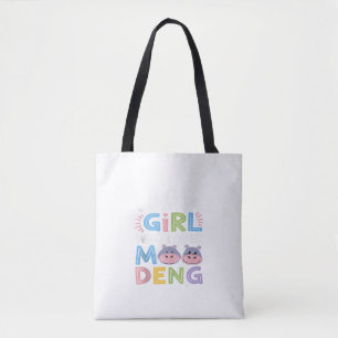 Tote Bag Mens MooDeng Juste une fille qui aime Moo Deng Fun