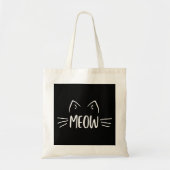 Tote Bag Meow Cat (Devant)