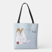 Tote Bag Meow Cat Funny (Dos)