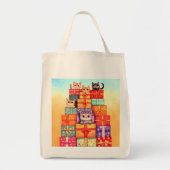 Tote Bag Meow Gift Birthday Tower (Devant)