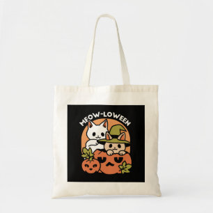 Tote Bag Meow-Loween - Festive Halloween Conception de chat