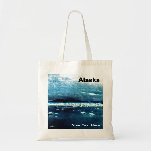 Tote Bag Mer bleue froide (Devant)