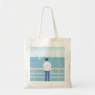Tote Bag Mer de Sérénité (Version Masculine)