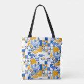 Tote Bag Mer et tuiles (Dos)