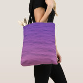 Tote Bag Mer Rose Et Violet (De près)