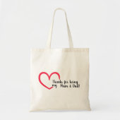 Tote Bag Merci Coeur Design | (Devant)