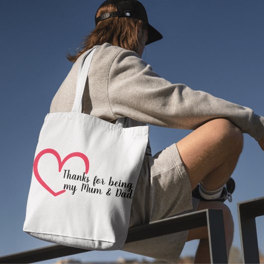 Tote Bag Merci Coeur Design |