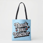 Tote Bag Merci d'appréciation de l'enseignant (Devant)