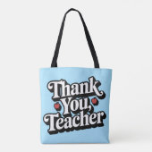 Tote Bag Merci d'appréciation de l'enseignant (Dos)