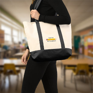 Tote Bag Merci d'appréciation de l'enseignant