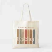 Tote Bag Merci personnalisé Professeur (Devant)
