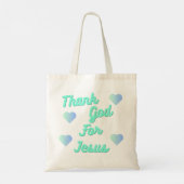 Tote Bag Merci pour Jésus (Dos)