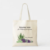 Tote Bag Merci pour m'aider à grandir avec succès (Dos)