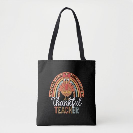 Tote Bag Merci Professeur Béni Thanksgiving School (Devant)