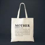 Tote Bag Mère<br><div class="desc">Mère,  nom : une mère,  la personne qui élève,  nourrit,  enseigne et encourage ses enfants,  une personne qui aime sans condition,  une personne qui donne,  attentionné,  gentil,  un guérisseur du coeur et un gardien secret,  une femme très aimée et grandement admirée,  une personne qui fait l'oeuvre de vingt...  gratuitement.</div>