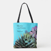 Tote Bag Mère de la chambre, Agave & Cactus, Nom (Dos)