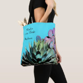 Tote Bag Mère de la mariée, Agave & Cactus, Nom (De près)