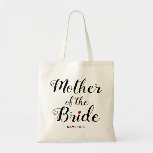 Tote Bag Mère du mariage de calligraphie du script de la ma (Devant)