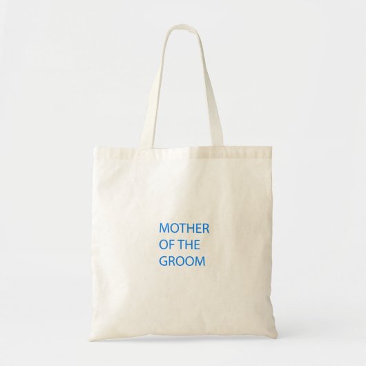 Tote Bag Mère Du Mariage Groom Cadeau Favor Cool Bleu (Devant)