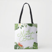 Tote Bag Mère du mariage tropical de destination de jeune (Devant)