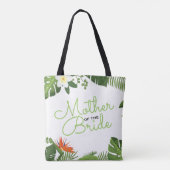 Tote Bag Mère du mariage tropical de destination de jeune (Dos)