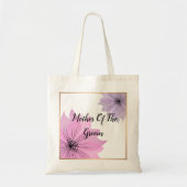 Tote Bag Mère du marié, mère, cadeau, élégant, lilas (Devant)
