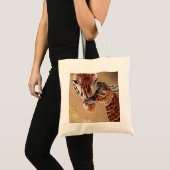Tote Bag Mère et bébé girafe (Devant (produit))
