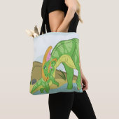 Tote Bag Mère et bébé parasaurolophus (De près)