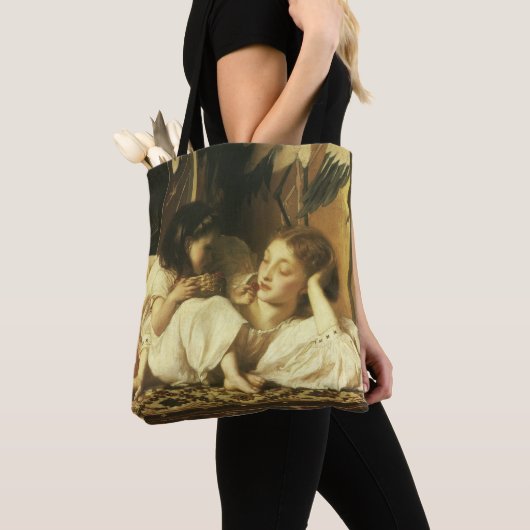 Tote Bag Mère et Enfant (alias Cerises) de Lord Leighton (De près)