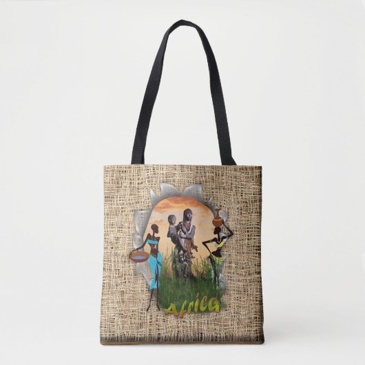 Tote Bag Mère et enfant de l'Afrique
