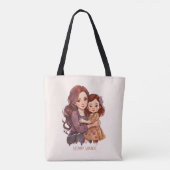 Tote Bag Mère et fille parkly personnalisée (Dos)