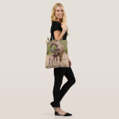 Tote Bag Mère girafe et bébé au Kenya (Sur le modèle)